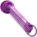 Ложка мерная 5шт 1,25мл 2,5мл 5мл 7,5мл 15мл фиолетовая