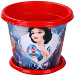 Горшок для цветов Белоснежка-Дисней 1,0л с подст. М3320
