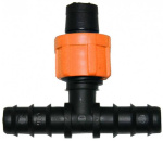 Тройник с капельной трубки на капельную ленту Dn16*17*16 AD 5111