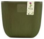 Горшок для цветов Фабио VipSet 1,95л с дренажной системой оливка