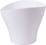 Горшок для цветов (кашпо) Волна 0,8л белый М3102