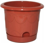 Горшок для цветов керамика 0,6л 148-63н Тюльпан