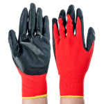 Перчатки нейлоновые точка микс плотные