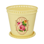 Горшок для цветов Ажур 2,0л с подст. розы М1789