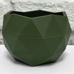 Кашпо для цветов ТОПАЗ 0,45л ТЁПЛАЯ ХВОЯ