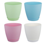 Горшок для цветов Камея с подд. 3,2л белый