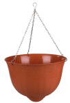 Горшок для цветов Кашпо Венеция 18л подвес.400мм коричневый М3165