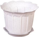 Горшок для цветов Лаура 2,0л с подст. микс М8342