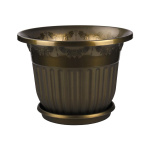 Горшок для цветов Лозанна 25,0л с подст. зеленый М3277