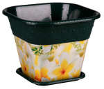 Горшок для цветов Романтика 3,0л с подст. квадр. М3668