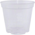 Горшок для цветов дренажный 11*8см прозрачный