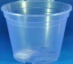 Горшок для орхидей дренажный 14*10,5см прозрачный