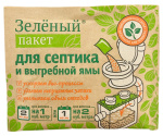 Зеленый пакет для выгребных ям и септиков 40г 111