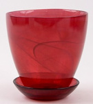 Горшок с подд. №4 алеб.крш.рубин./С 4347