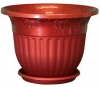 Горшок для цветов Лозанна 7,0л с подст. медь М1469