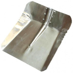 Лопата снеговая Вьюга №1 428*490мм с оцинк.планкой