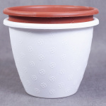 Горшок для цветов Верона 1,1л (15*11,5) белый