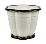 Горшок для цветов Восторг 1,5л с подст. белый М1234