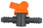 Кран проходной для капельной трубки Dn16 AD 6101