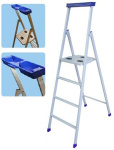 Стремянка 4 ступеней (профиль 30*15) СП4 Ника