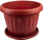 Горшок для цветов Терра 16,0л 36*27см коричневый 112063