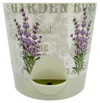 Горшок для цветов Ника Деко 0,8л (d=120мм) с поливом М3076