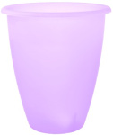 Горшок для цветов Лукас 13*15 сиреневый прозрачный