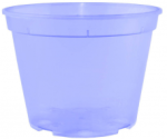 Горшок для цветов дренажный 12*9см фиолетовый