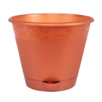 Горшок для цветов Мадера 7л с поддоном медный М1587