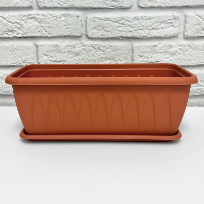 Балконный ящик Алиция с поддоном 400мм