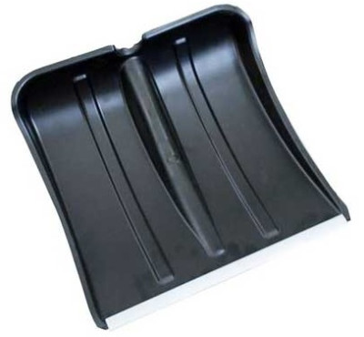 Лопата снеговая Витязь 380*365мм алюмин.планка пластмассовая, без черенка