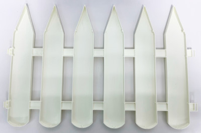 Садовое ограждение Штакетник 40см Белый