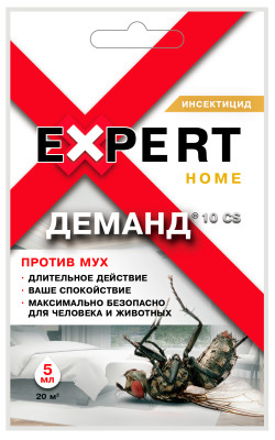 Деманд против мух этикетка