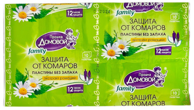 Пластины Домовой от комаров Био Family