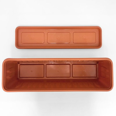 Балконный ящик Алиция с поддоном 600мм (2)