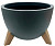 Горшок для цветов Кашпо Флориан 4,2л графит