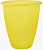 Горшок для цветов Лукас 13*15 желтый прозрачный