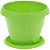 Горшок для цветов Терра 0,2л 8*6,5см салатовый
