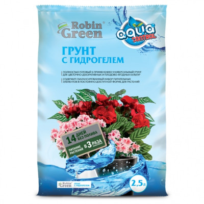 Грунт Robin Green 2,5л с гидрогелем