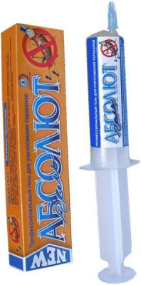 Шприц Абсолют Гель от тараканов 20мл АК20