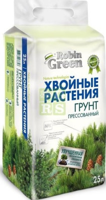 Грунт Robin Green брикетированный для хвойных 25л