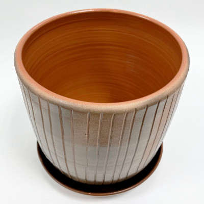 Горшок для цветов Вертикаль 6л керамика Кунгур