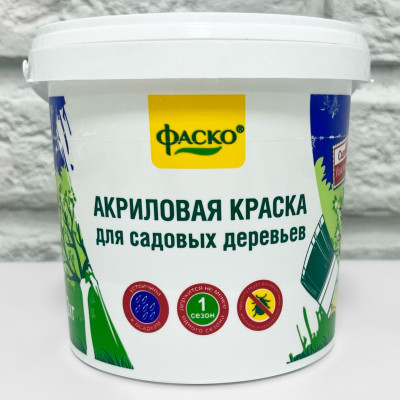 Акриловая краска для садовых деревьев ФАСКО 1,2кг