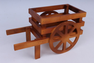 Кашпо для цветов Тележка малая 30*13*17см