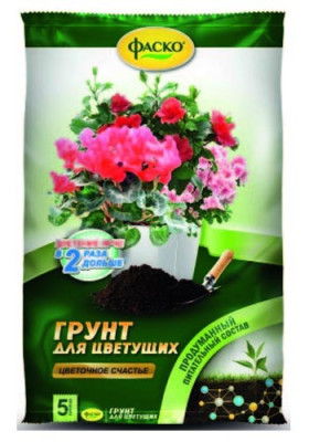 Грунт Цветочное счастье для цветущих 5л