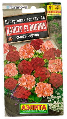 Пеларгония зональная ДАНСЕР ВОРВИК F2 СМЕСЬ АЭЛИТА