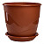 Горшок для цветов Венеция 5,5л 23см терракот
