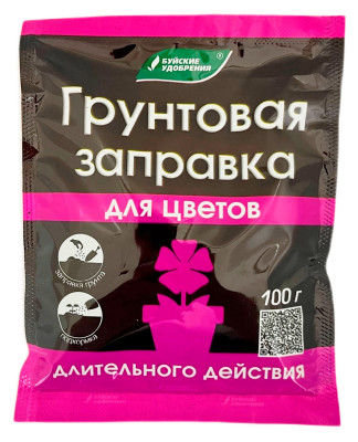 Грунтовая заправка для цветов 100г Буйские Удобрения
