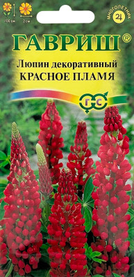 Люпин декоративный Красное пламя ГАВРИШ