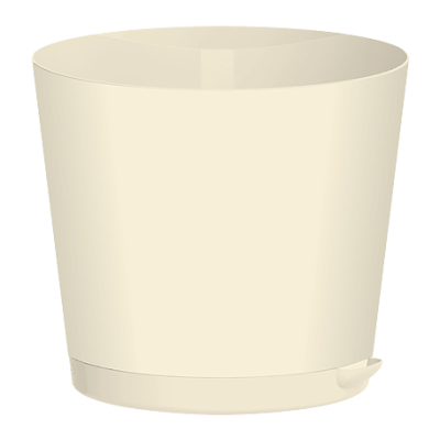 Горшок для цветов Easy Grow 2л Сливочный